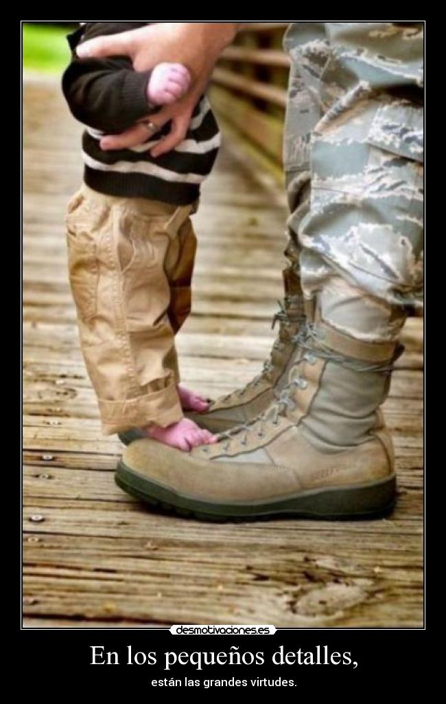 En los pequeños detalles, - 