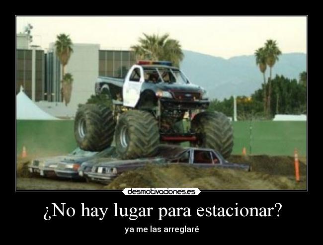 ¿No hay lugar para estacionar? - 