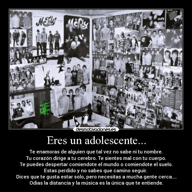 carteles eres una adolescente desmotivaciones