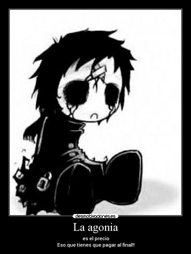 La agonia -
