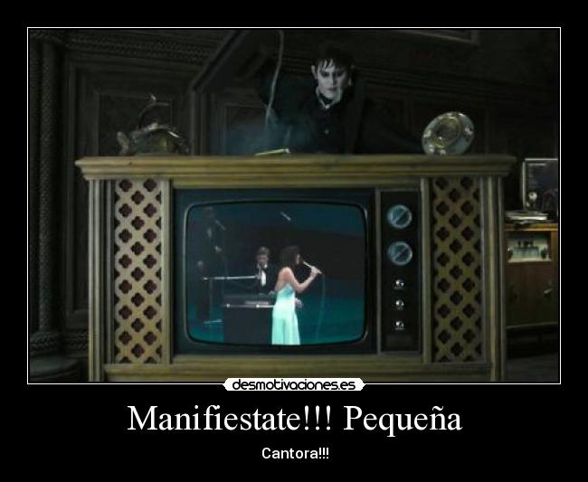 Manifiestate!!! Pequeña - Cantora!!!
