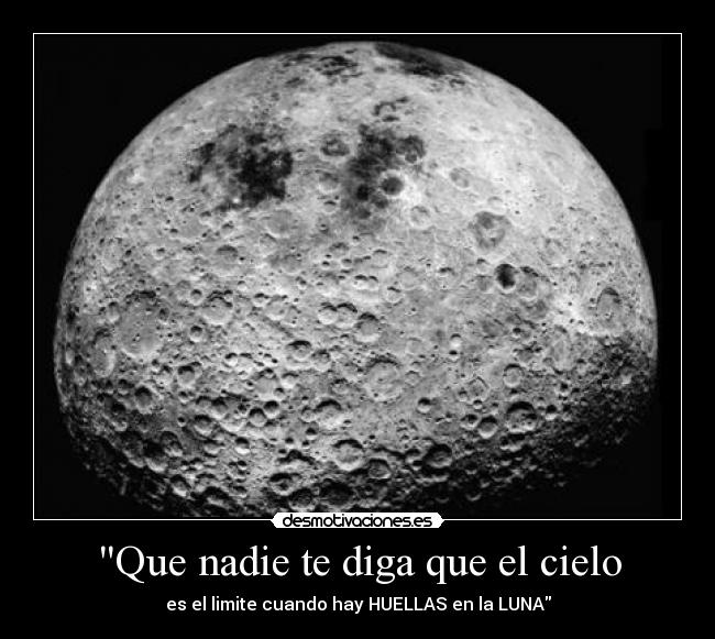 carteles luna desmotivaciones
