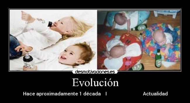 Evolución - Hace aproximadamente 1 década I Actualidad