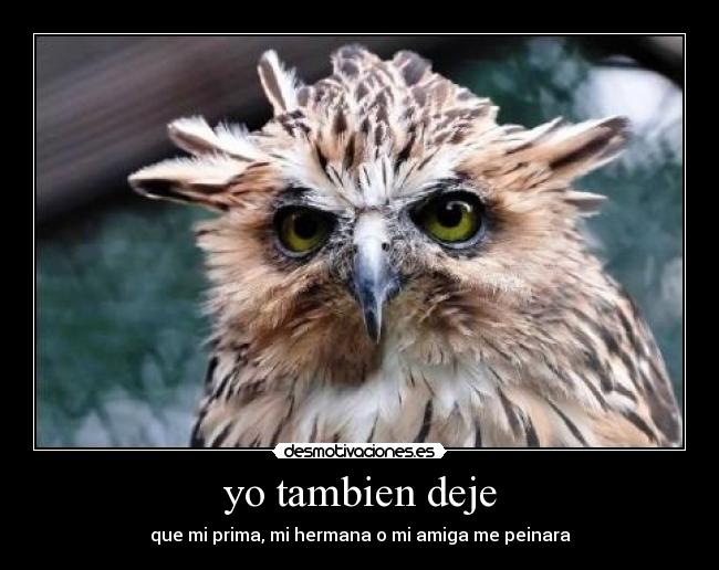 yo tambien deje -
