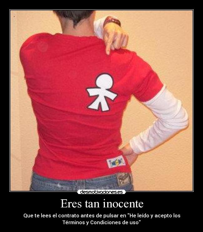 Eres tan inocente - 