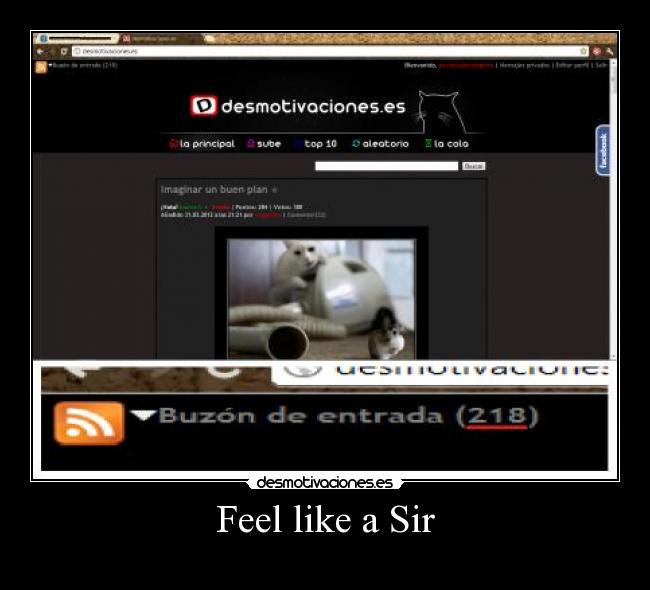 Feel like a Sir -