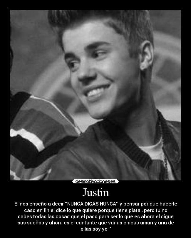 carteles justin bieber desmotivaciones