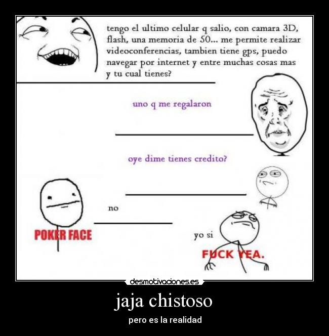jaja chistoso - pero es la realidad