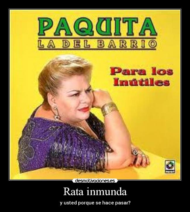 Rata inmunda - 