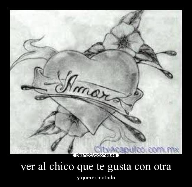ver al chico que te gusta con otra - 