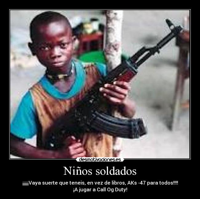 Niños soldados -