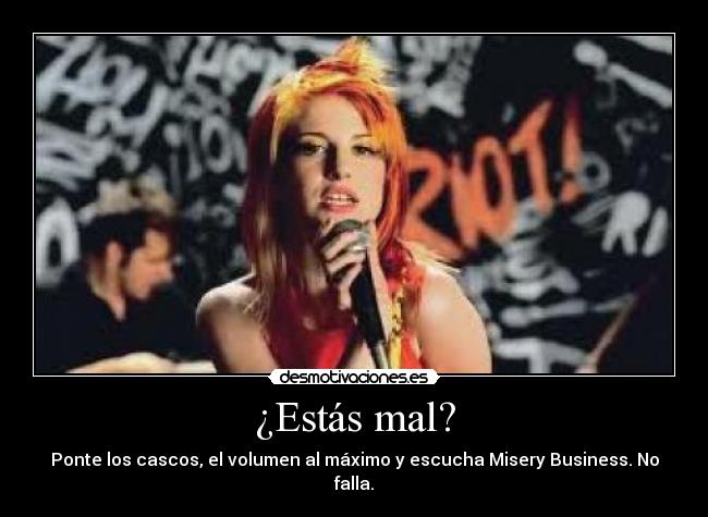 ¿Estás mal? -