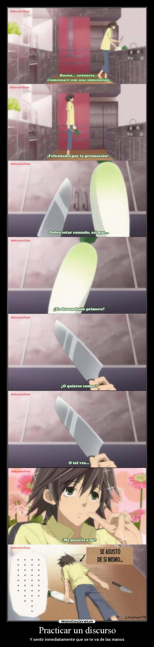 Practicar un discurso -