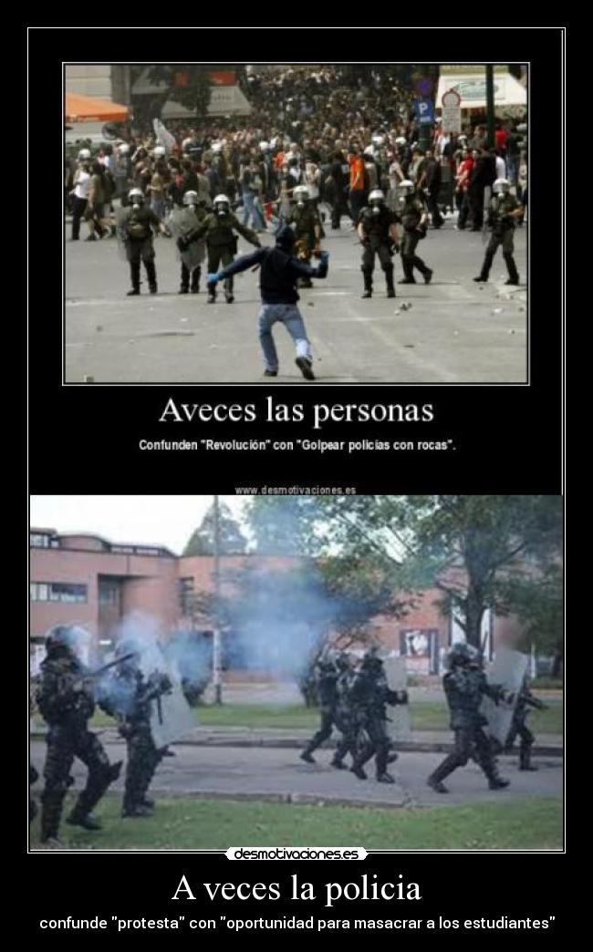 A veces la policia -