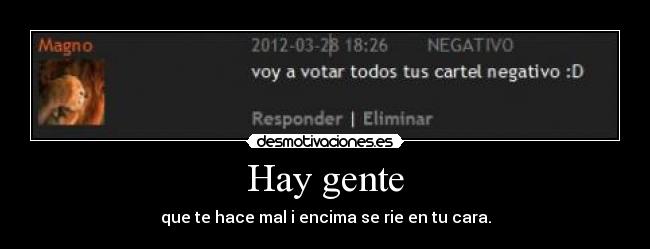 Hay gente -