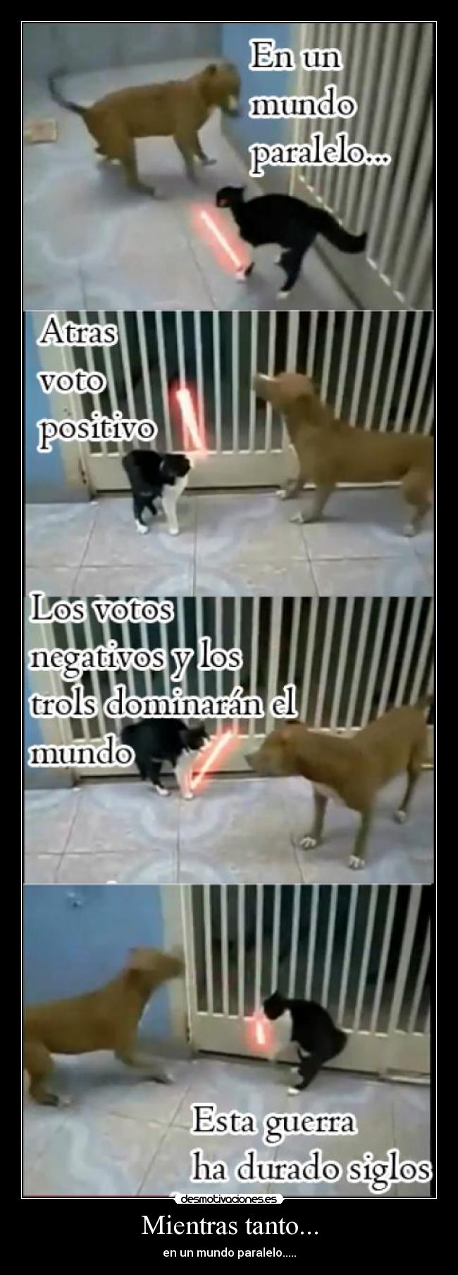 Mientras tanto... - en un mundo paralelo.....