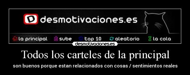 Todos los carteles de la principal - 