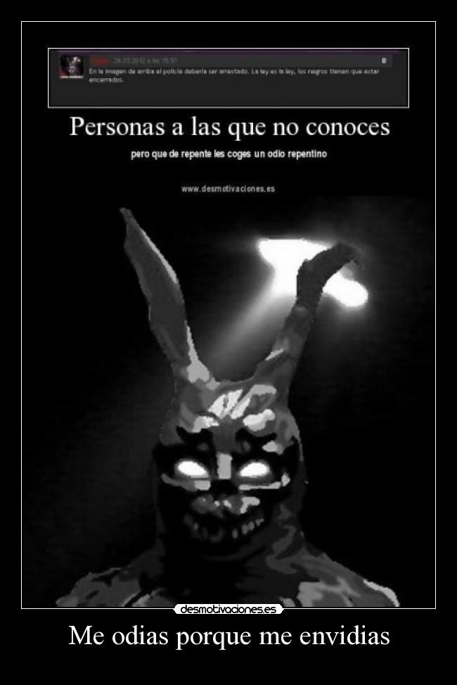 Me odias porque me envidias - 