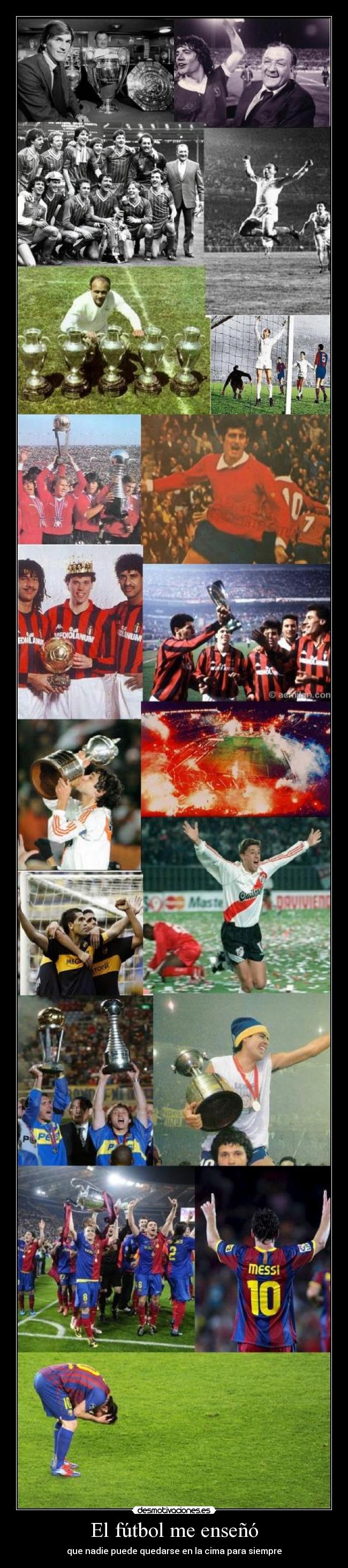 El fútbol me enseñó -