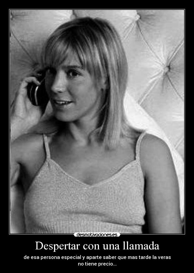 Despertar con una llamada -