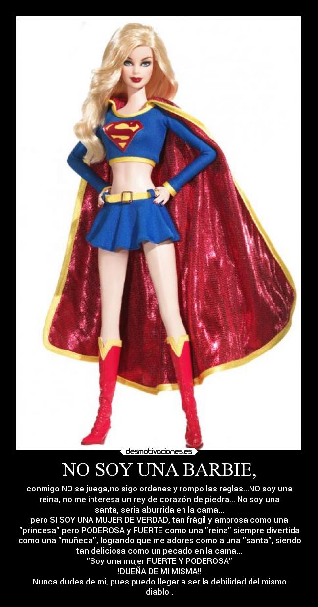 NO SOY UNA BARBIE, - 