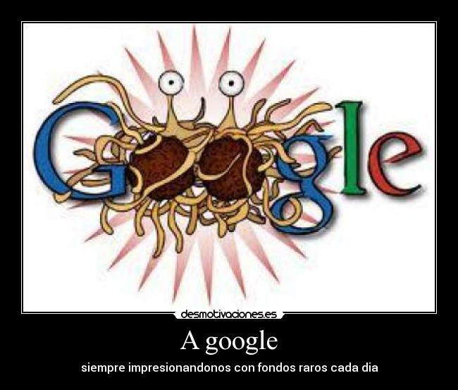 A google - siempre impresionandonos con fondos raros cada dia