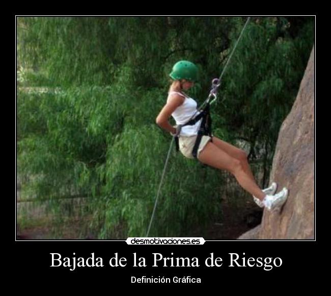 Bajada de la Prima de Riesgo - Definición Gráfica