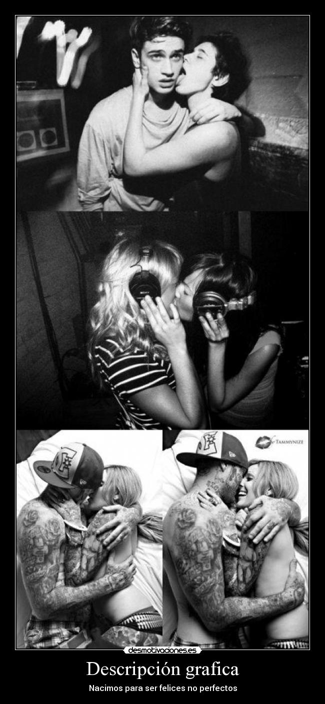 Descripción grafica - Nacimos para ser felices no perfectos