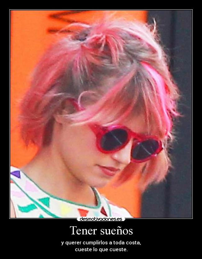 Tener sueños -