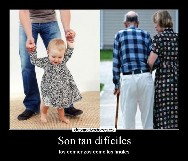 carteles los comienzos los finales desmotivaciones