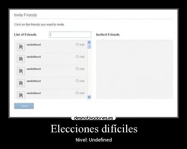 Elecciones difíciles - Nivel: Undefined