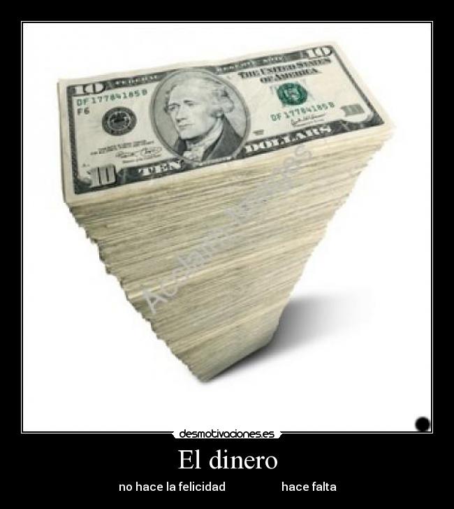 El dinero -