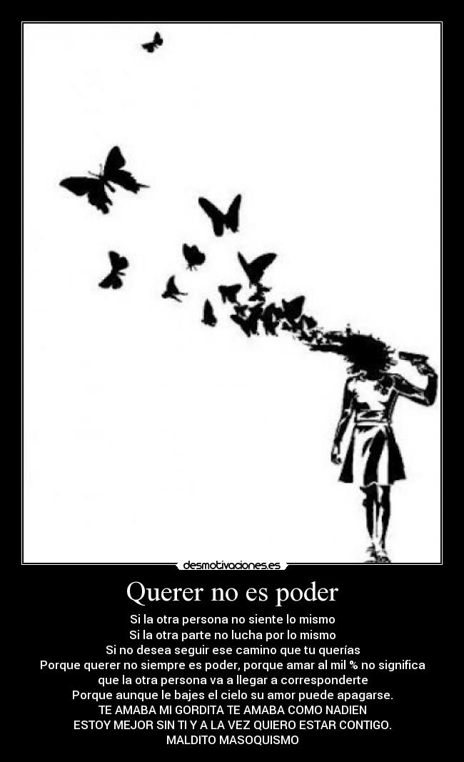 carteles querer siempre poder desmotivaciones