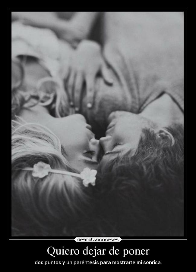 Quiero dejar de poner -