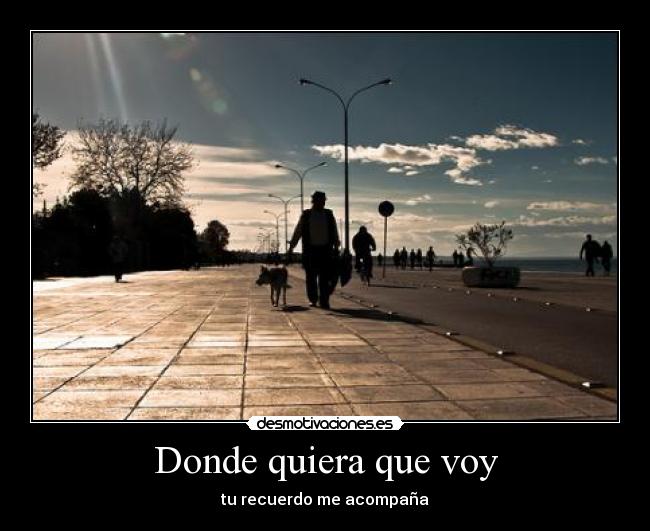 Donde quiera que voy - 