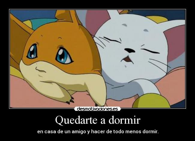 Quedarte a dormir - 