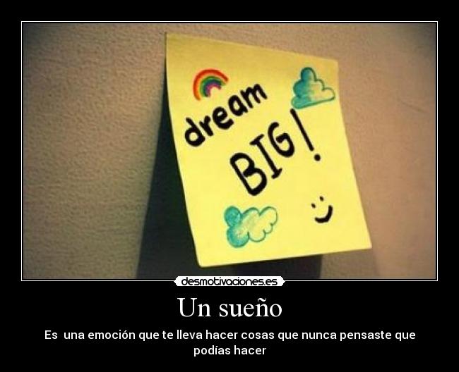 Un sueño -