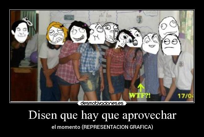 Disen que hay que aprovechar -