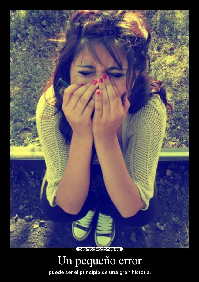 Un pequeño error - 