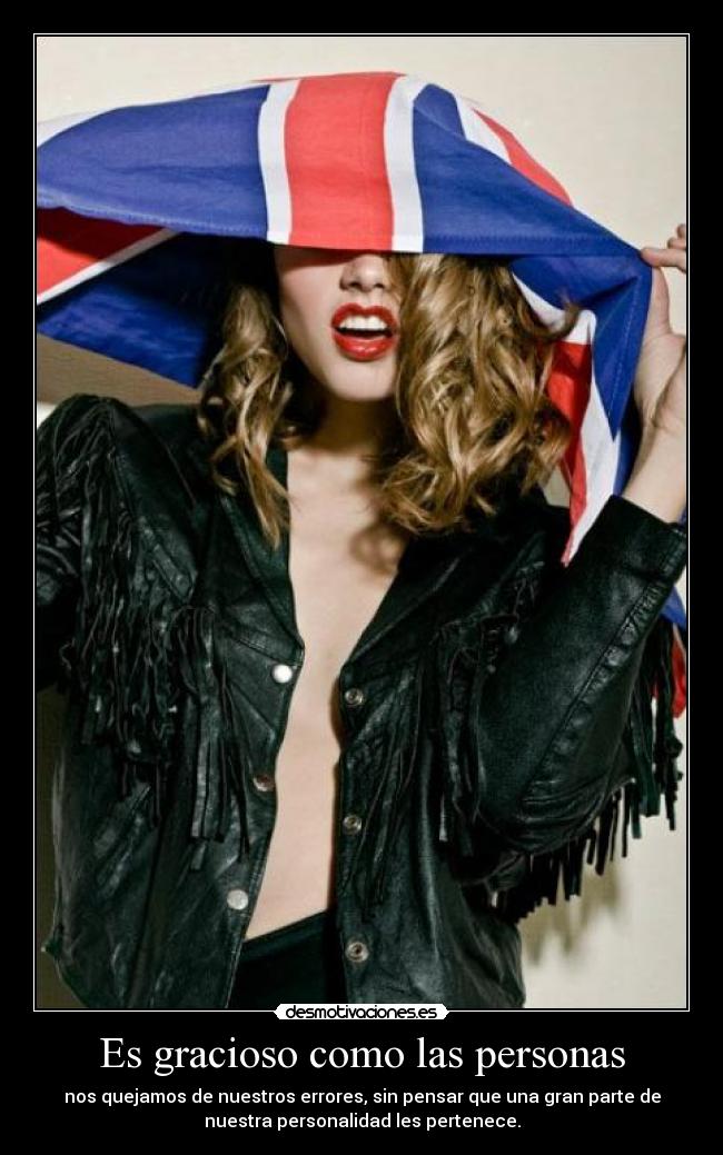 Es gracioso como las personas -