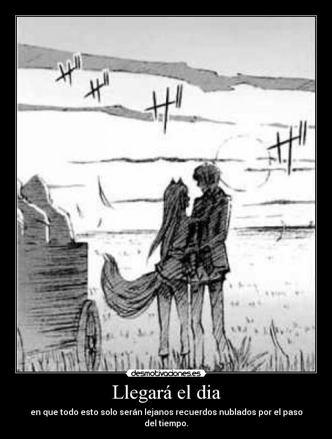 carteles recuerdos horo lawrence manga anime harukaze tiempo lejano amor desmotivaciones