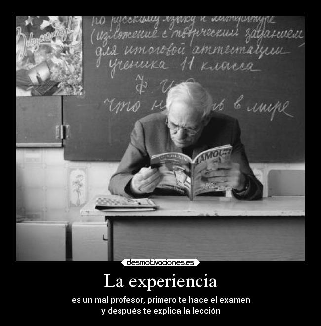 La experiencia -