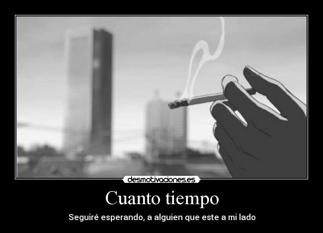 carteles tiempo esperar anime desmotivaciones