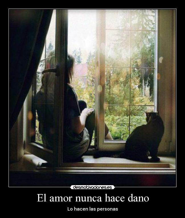 El amor nunca hace dano - Lo hacen las personas