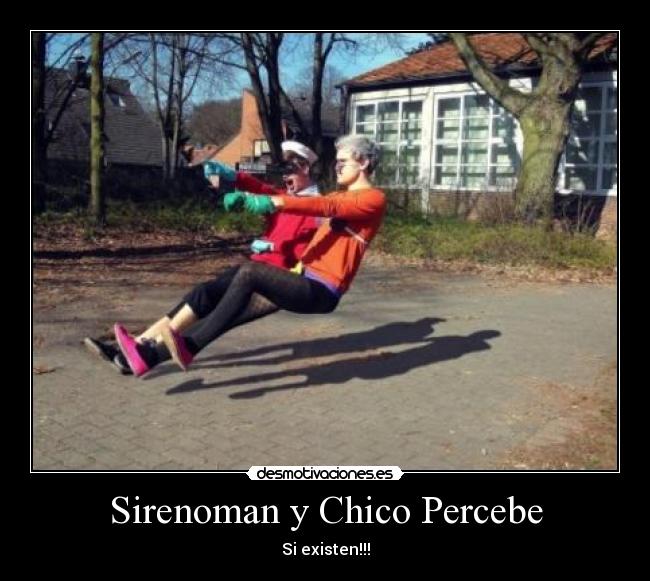 Sirenoman y Chico Percebe -