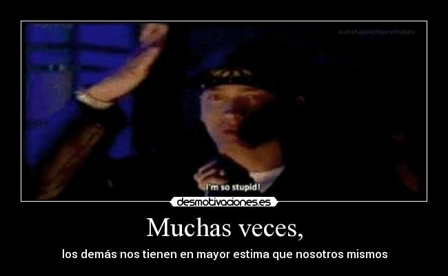 Muchas veces, - 