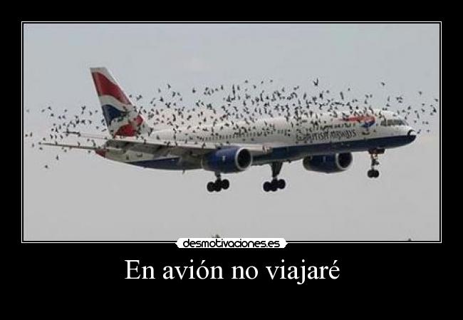 En avión no viajaré -