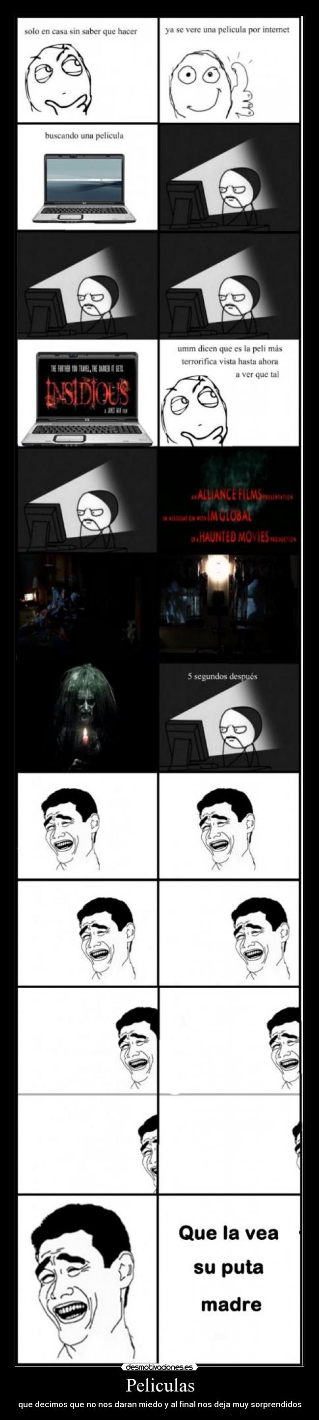 Peliculas - que decimos que no nos daran miedo y al final nos deja muy sorprendidos