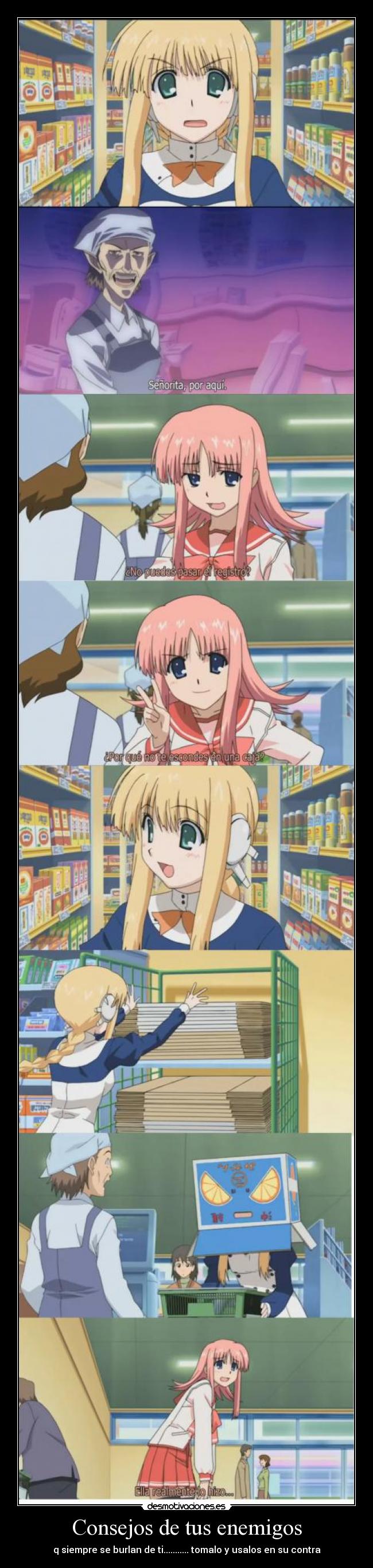 Consejos de tus enemigos -