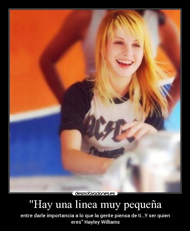 Hay una linea muy pequeña -